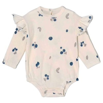 Боди с воланами Blueberry Крошка Я 9834345 молочное 1